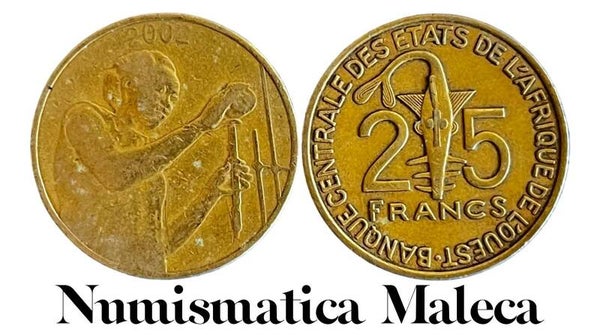 Estados Del Africa Occidental 25 Francs 2002, km9