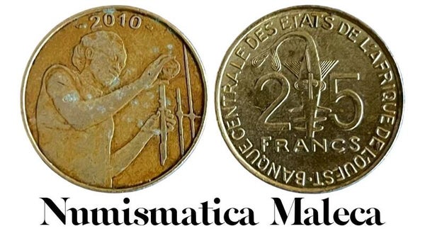 Estados Del Africa Occidental 25 Francs 2010, km9