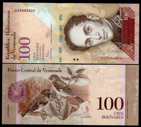 Venezuela 100 Bolivares Fuerte 2011, P-93d PReix-G Unc