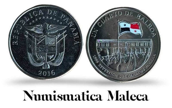 Panama 25 Cntesimos 2016, km156 Unc