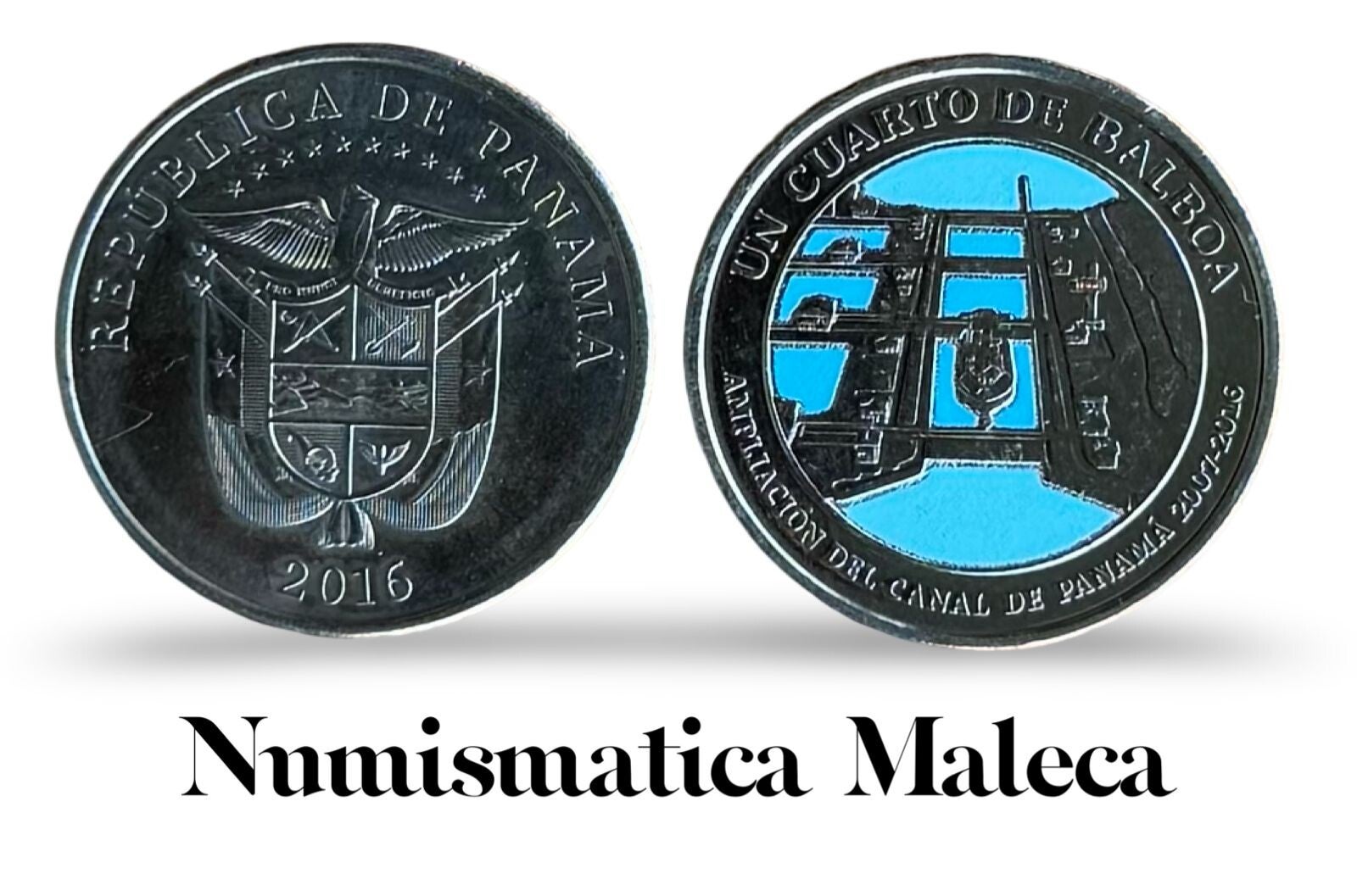 Panama 25 Centesimos 2016, km157 Unc