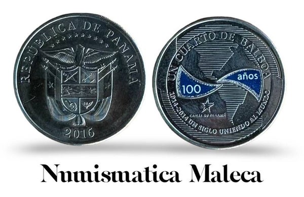 Panama 25 Centesimos 2016, PA-000204 Unc