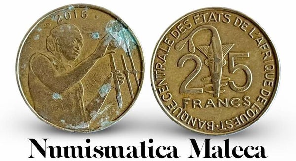 Estados Del Africa Occidental 25 Francs 2016, km9