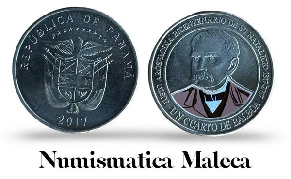 Panama 25 Centesimos 2017, PA-000259 Unc