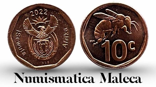South Africa 10 Cents 2022 Km001169 Aunc
