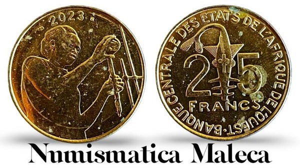 Estados Del Africa Occidental 25 Francs 2022, km9