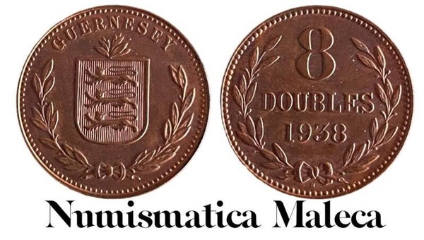 Guersey 8 Doubles 1938 Km14 Fina
