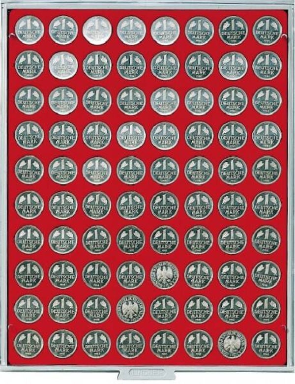 Plantilla de terciopelo en color rojo 2108E (diámetro 23,5 mm)