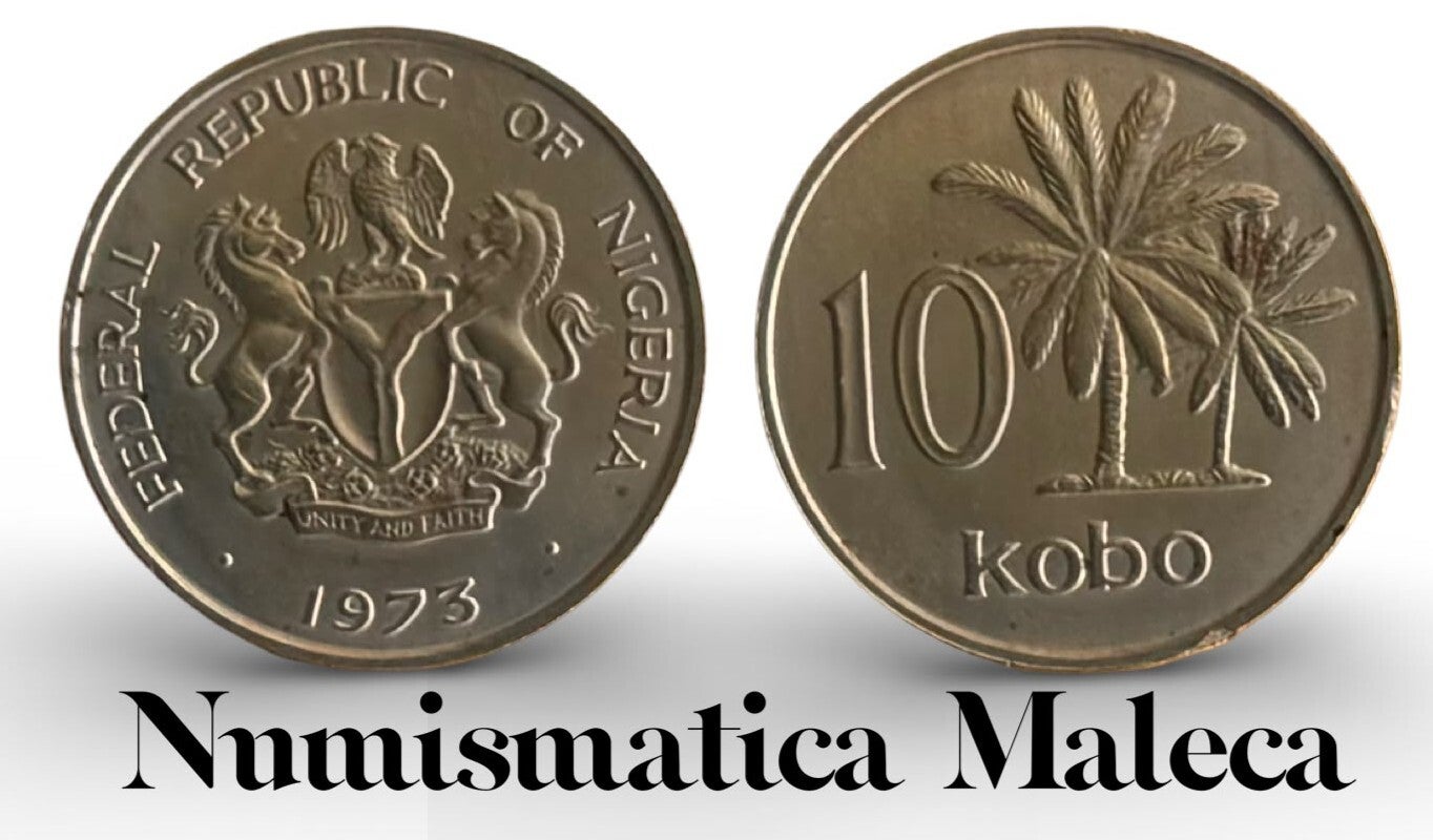 Nigeria 10 Kobo 1973, Km10.1 Fina