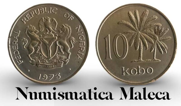 Nigeria 10 Kobo 1973, Km10.1 Fina
