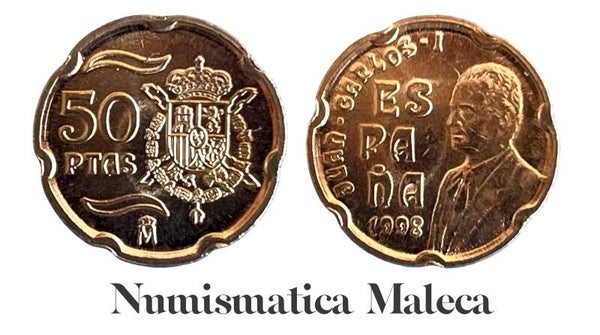 España 50 Pesetas 1998, Km991 Unc