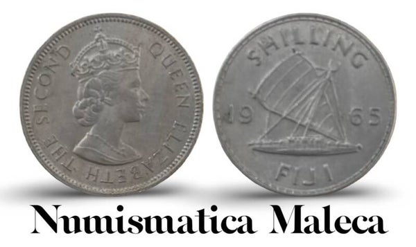 Islas Fiji 1 Shilling 1965, Km23 XF