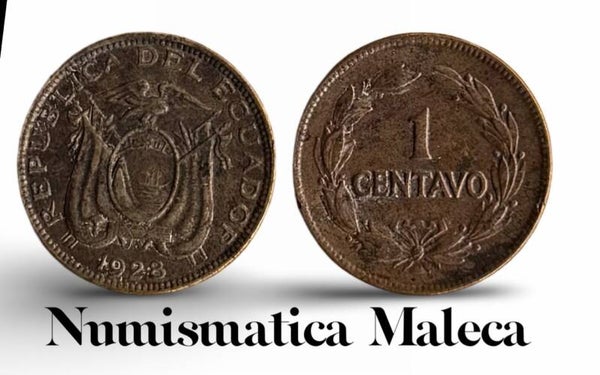 Ecuador 1 Centavo 1928, Km67 VF
