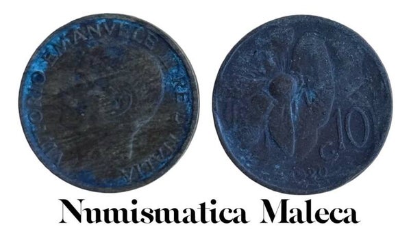 Italia 10 Centesimos 1920, Km60 Circ