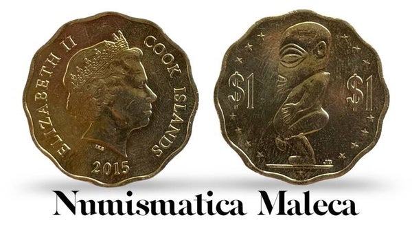 Islas Cook 1 Dollar 2015, Km2252 Aunc
