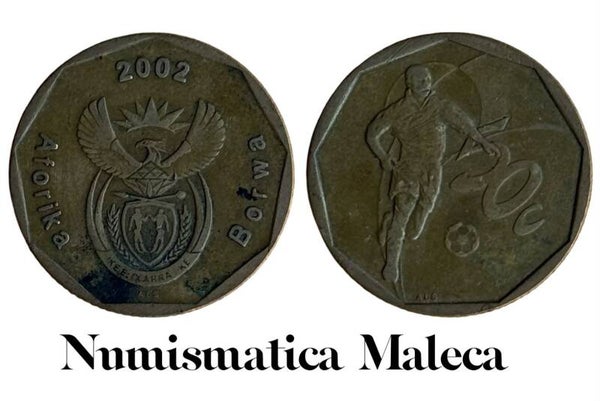 South Africa 50 Cents 2002, Km287 Comm
