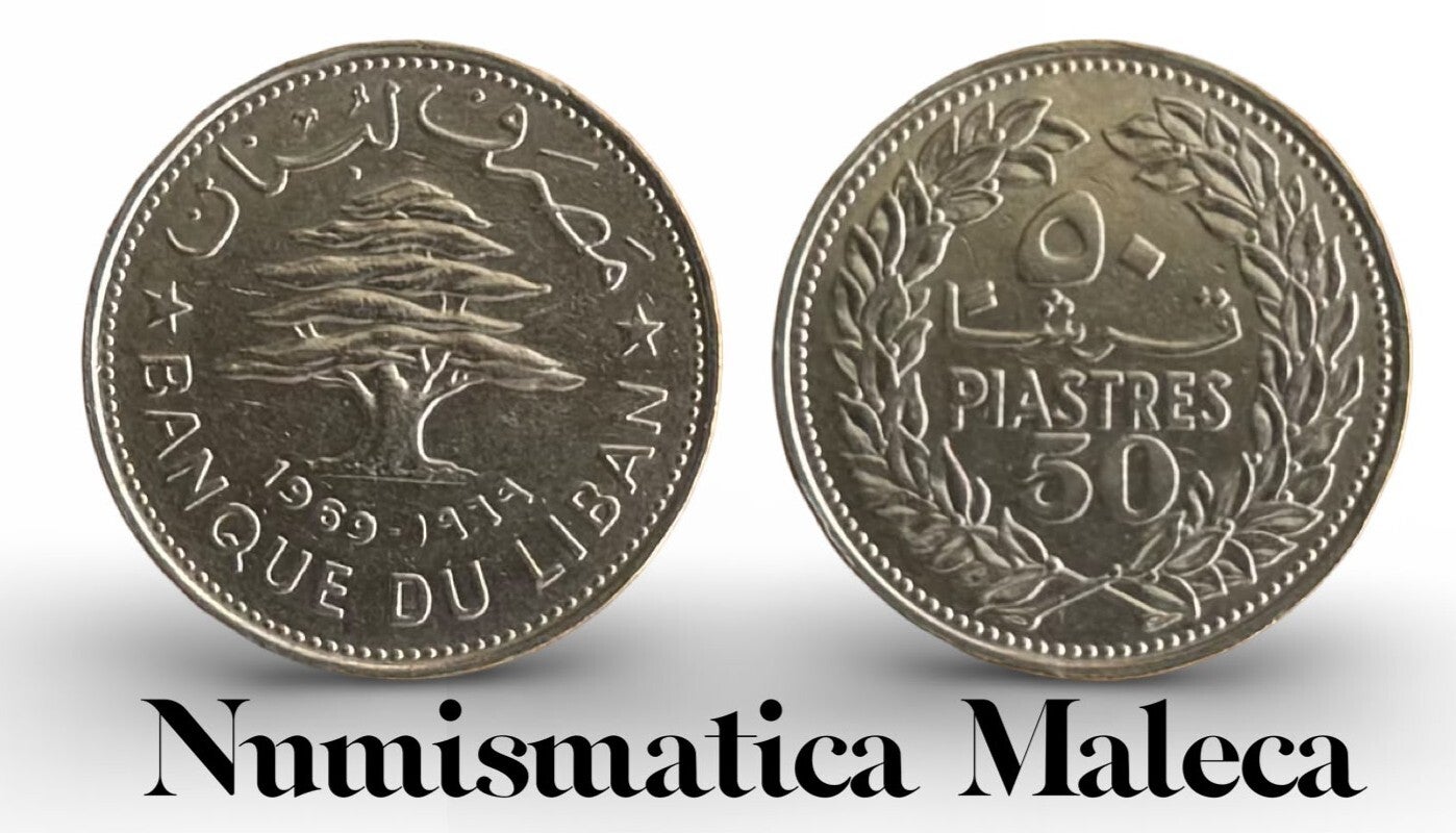 Libano 50 Piestres 1969, Km28.1 Fina