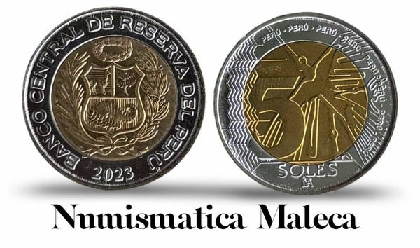 Peru 5 Soles 2023, Km402 Unc
