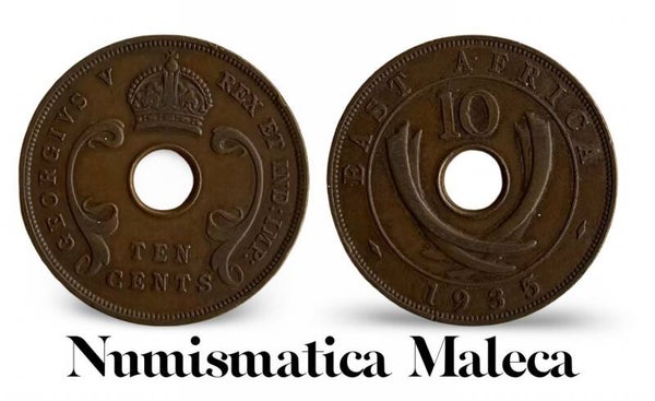Africa Oriental britanica 10 Cents 1941, Km26 Fina