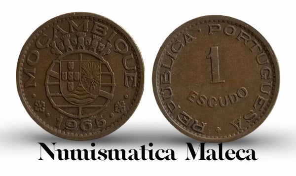 Mocambique 1 Escudo 1965, Km82 Fina