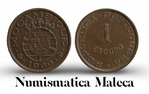 Mocambique 1 Escudo 1969 Km82 FIna
