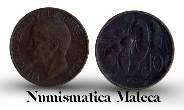 Italia 10 Cenmtesimos 1930, Km60