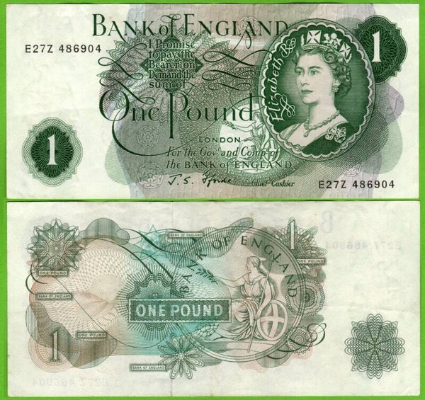 Inglaterra 1 Pound 1980, P-374e XF