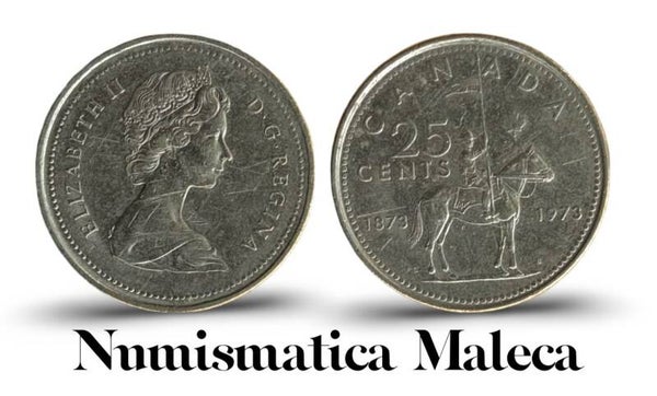 Canada 25 Cents 1973, Km81 Vf