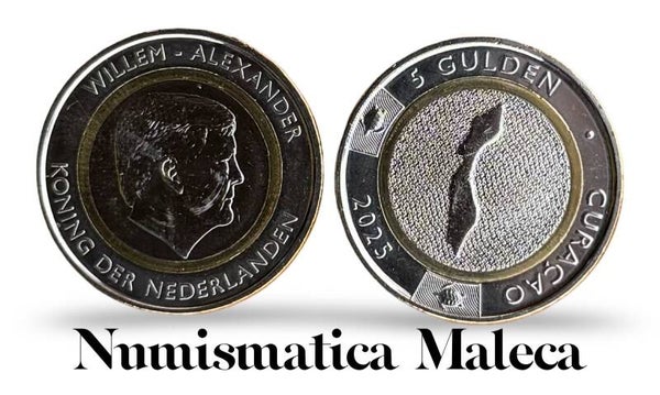 Curacao 5 gulden 2025, CW00049 uNC