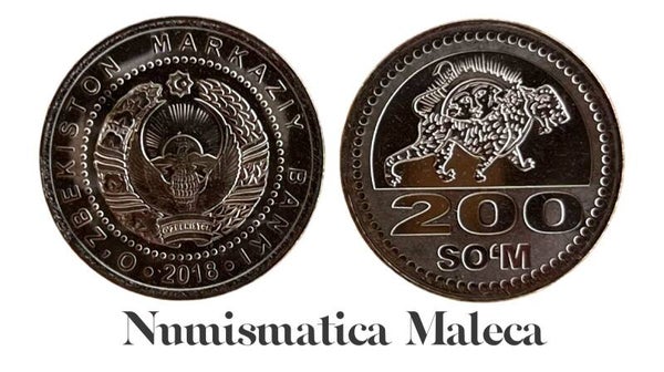 Uzbequistan 200 Som 2018, Unc