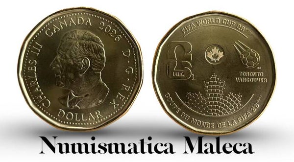 Canada 1 dollar 2026, CA4975 Mundial (No color)