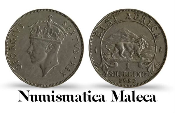 Africa Orintal Britanica 1 Shilling 1950, Km31 Fina