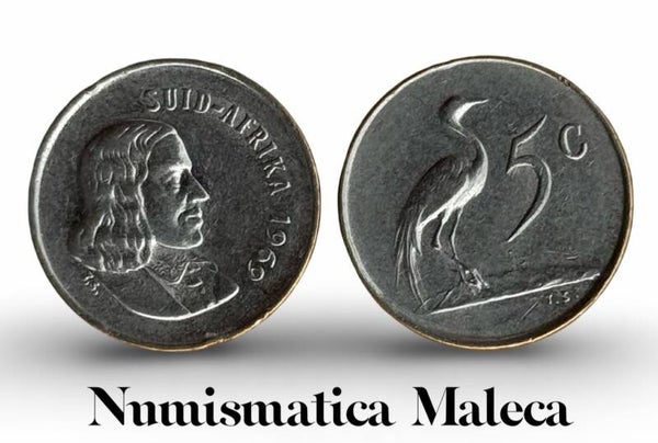 South Africa 5 Cents 1969, Km67.2 CIrc