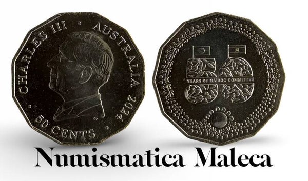 Australia 50 Cents 2024, Km6195 Unc