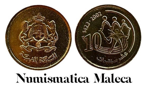 Marruecos 10 Santimat 2002, y114 Unc