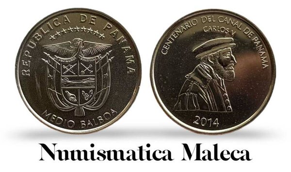 Panama 50 Centesimos 2014, Km145 Unc
