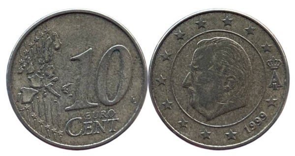 Belgica 10 Cents 1999  (EUROPA)