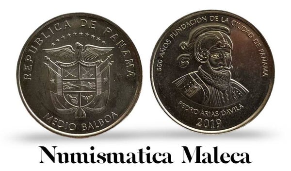 Panama 50 Centesimos 2019, Km262 Unc