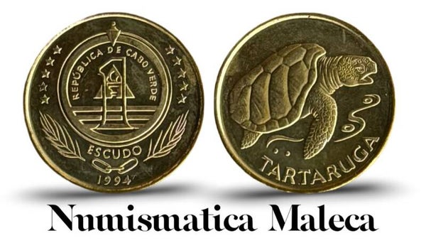 Cabo Verde 1 Escudo 1994, Km27 Vf