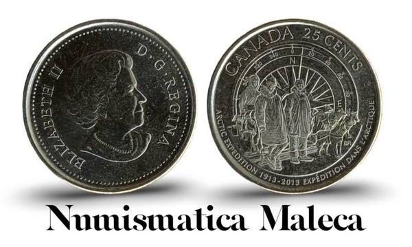 Canadá 25 Cents 2013, Km1547 Unc