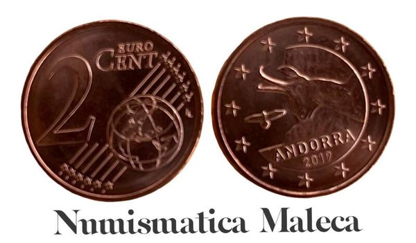 Andorra 2 Cents 2019, Km521 Unc