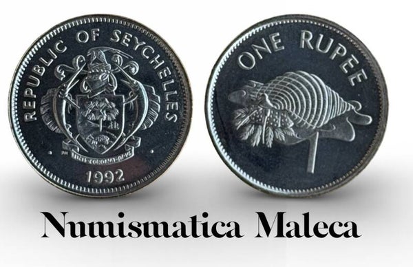 Seychelles 1 Rupees 1992, Km50.2 Au