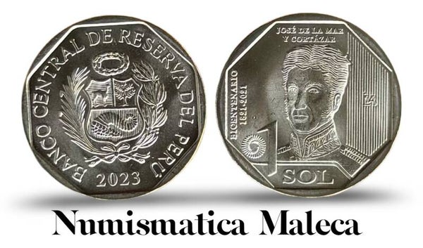 Peru 1 sol 2023, PE000847 Unc