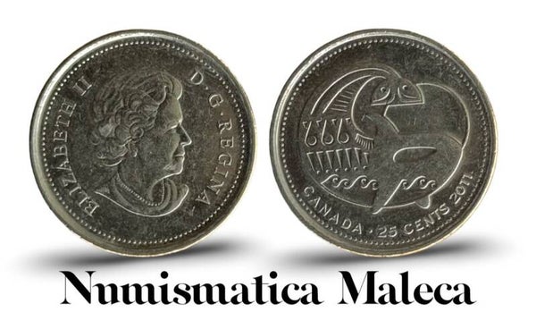 Canada 25 Cents 2011, Km1170 Unc