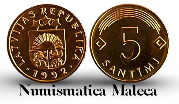 Latvias 5 Santimu 2009, Km16 Unc