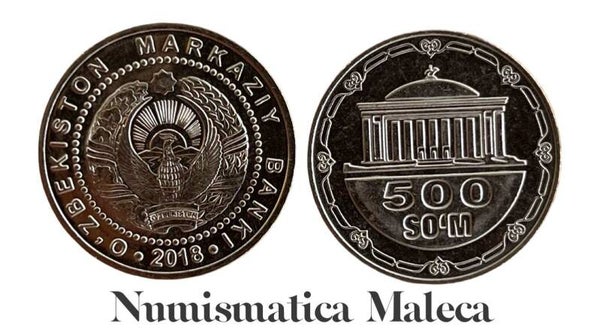 Uzbequistan 500 Som 2018, Unc