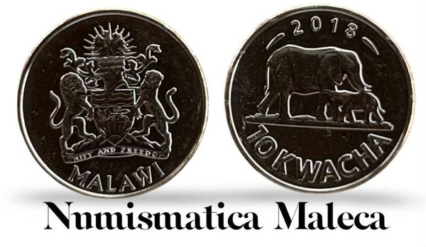 Malawi 10 Kwachas 2018, Km215 Unc