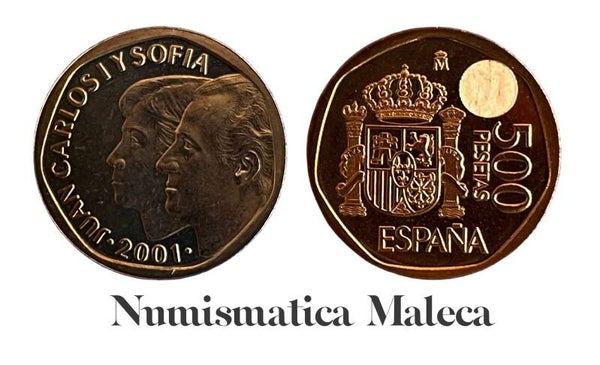 España 500 Pesetas 2001, Km924 Unc