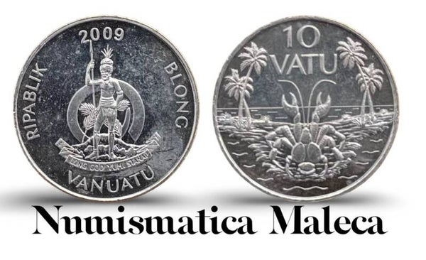 Vanuatu 10 Vatu 2009, Km6 Fina