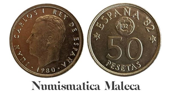 España 50 Pesetas 1980, Km819 Unc